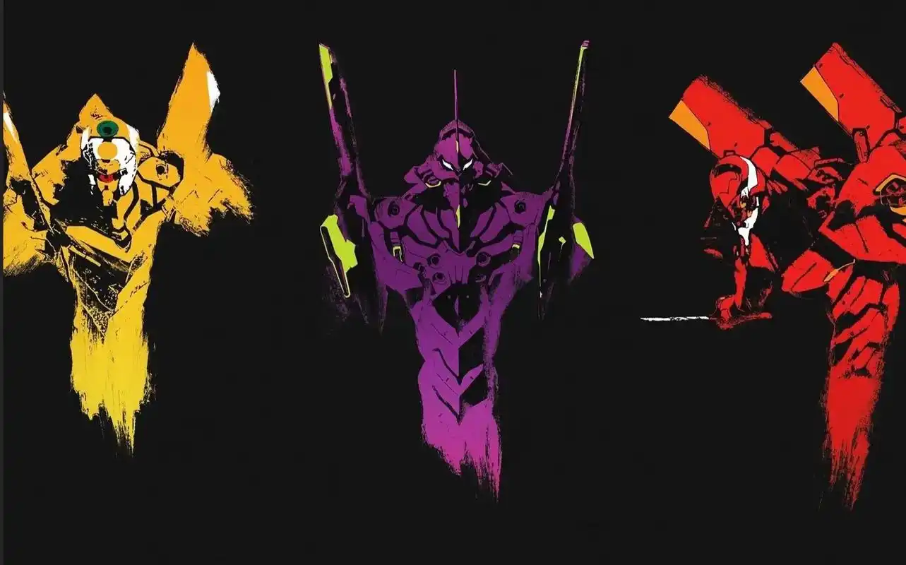 高清壁纸#初号机#十三号机 - 抖音