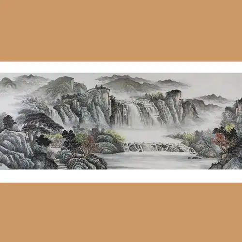 最适合家庭客厅挂的山水画家庭客厅山水画