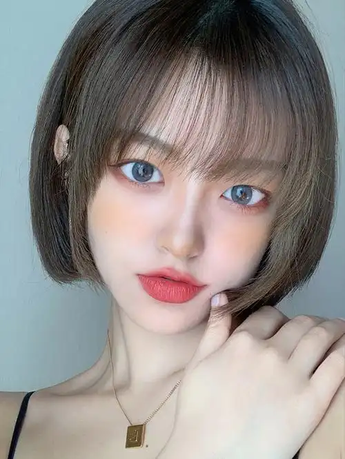 假发女短发圆脸网红bobo韩国波波头气质修脸自然逼真齐耳全头套