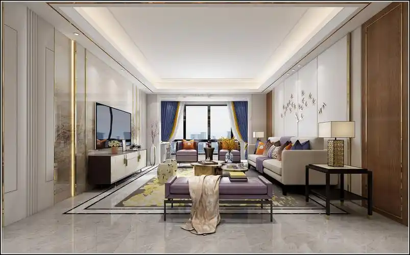 中式风格新中式客厅