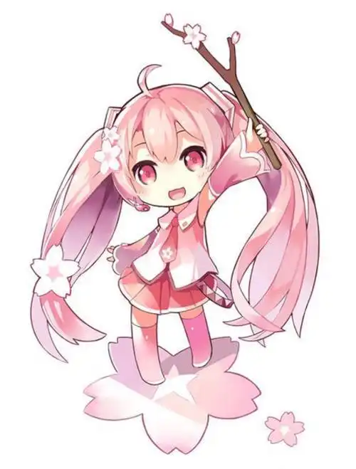 q版冰雪初音简笔画简单