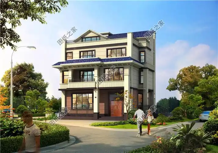 农村别墅三层半设计图好看实用不收藏还在等什么呢