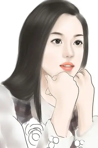 手绘美女言情风手绘练习