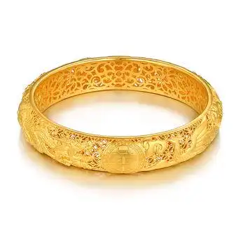 老凤祥·古法藏宝金手镯(价格面议,具体咨询商家)古法宫廷技艺,将黄金