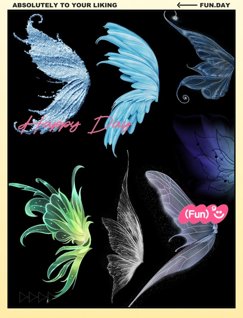 天使与恶魔的绝美翅膀素材合集