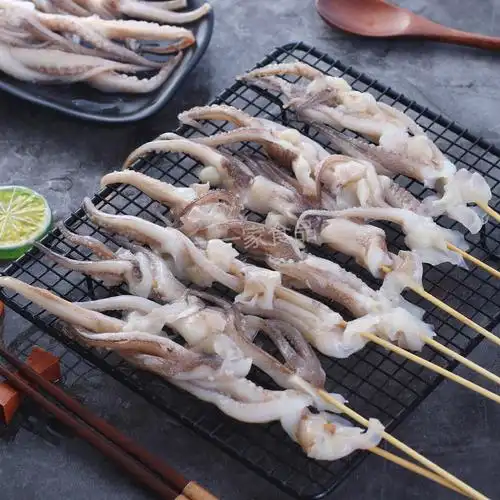 烧烤食材鱿鱼须串铁板油炸海鲜串串冷冻商用冷冻鱿鱼