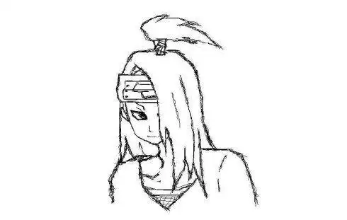 迪达拉简笔画步骤