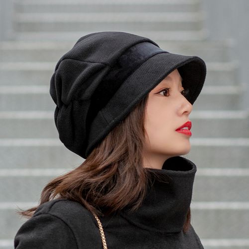 中年女士帽子时尚潮百搭