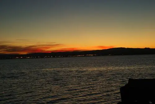 日落,黄昏,天空,云彩,橙色,太阳,红色