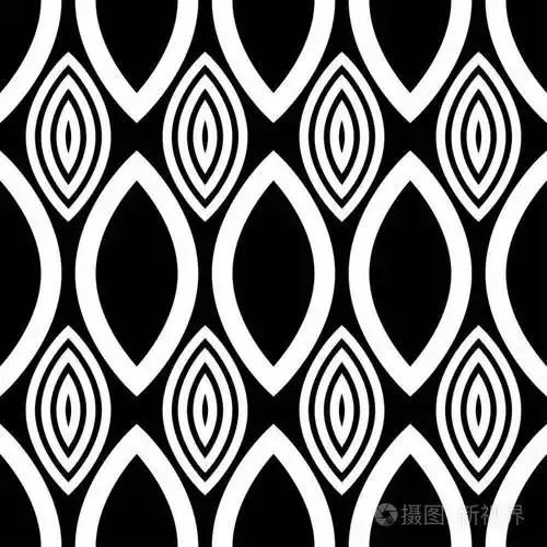 时尚的无缝图案设计. 椭圆形的形状. 矢量几何背景. 可用于壁纸,纺织