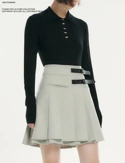 fussedclassicpleatedskirt