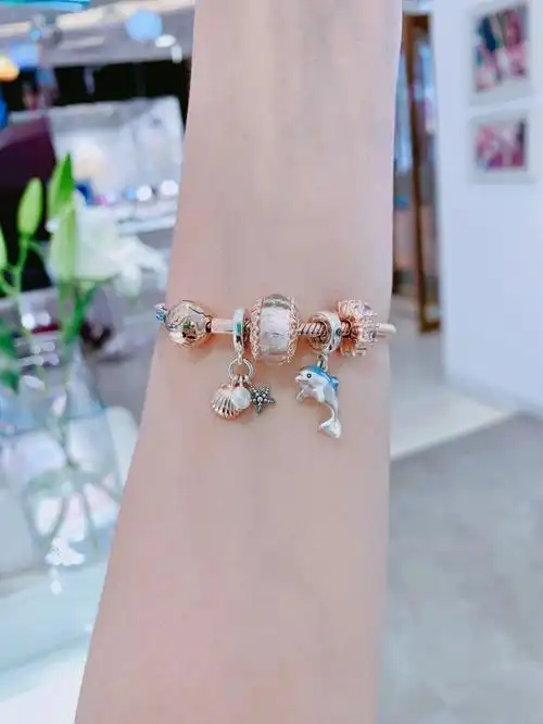 pandora潘多拉手链简单干净的搭配爱了