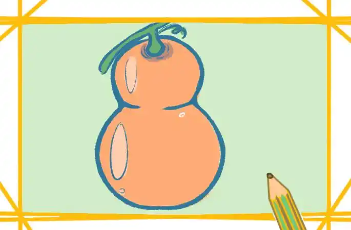 葫芦怎么画简单又漂亮的教程