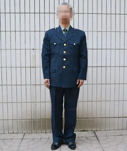 87式海藏青夏常服套装毛料夏常服保安服装工作服套装