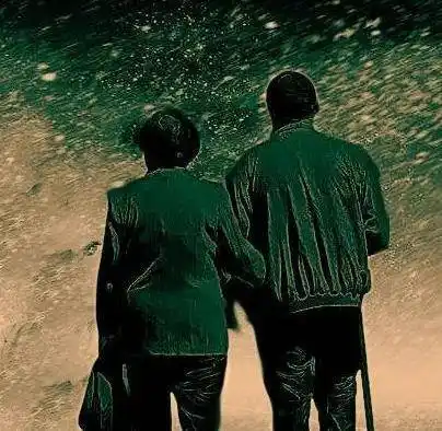 在雨天更加苍老的背影出现的是腿脚不便的父母眼前有没有那么一瞬但你