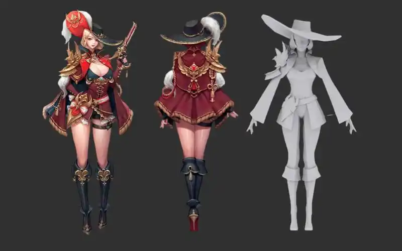 【3dmax建模】b站最详细的3dmax零基础游戏角色模型制作案例,新手必看