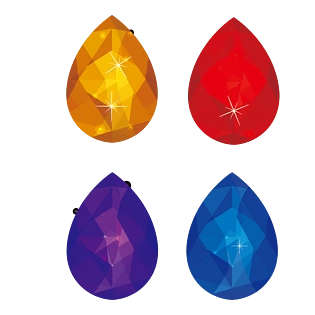 彩色宝石图片大全