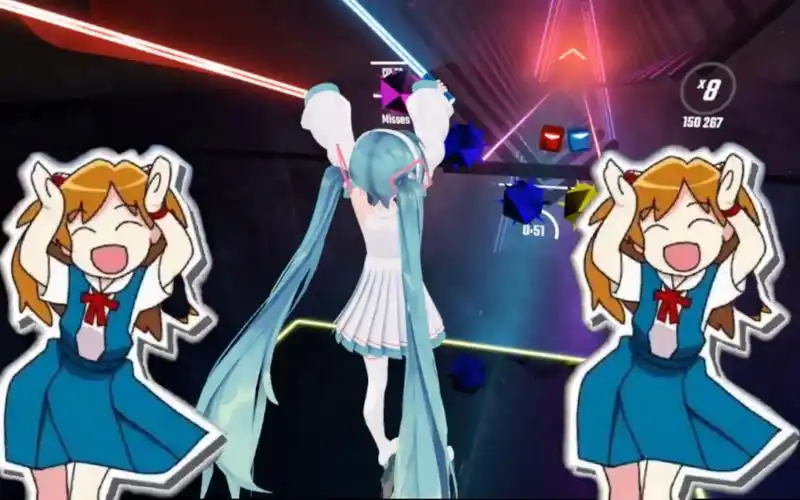 活动  【beat saber】节奏光剑caramelldansen(扭腰舞)