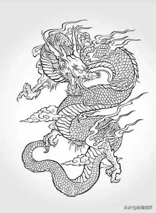 龙怎么画30秒教你画一条龙