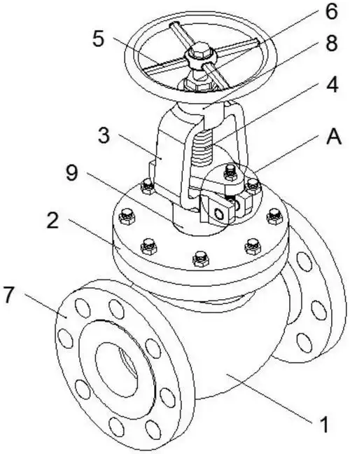 一种新型法兰截止阀