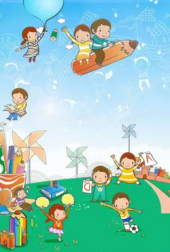 背景素材jpgpsd可爱卡通背景素材jpgpsd幼儿园展板背景素材jpgpsd儿童