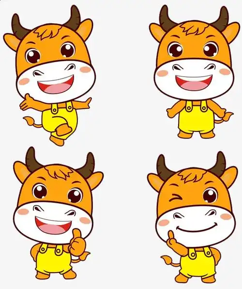 表情包黄色小牛