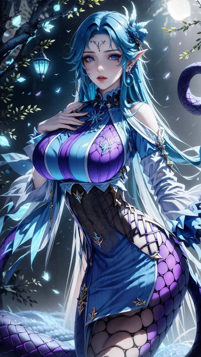 蛇蛇系列#蛇女 #美女蛇 #二次元美图 - 抖音