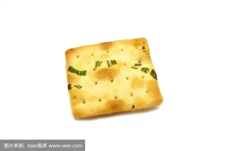 脆饼干,白色背景,正方形,小麦,多样