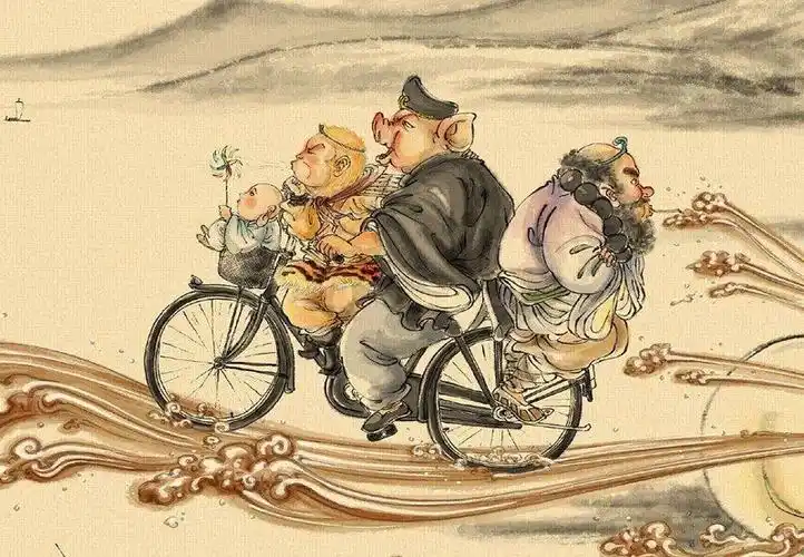 画家专画祖传假画一幅三英战吕布火遍全网让人捧腹