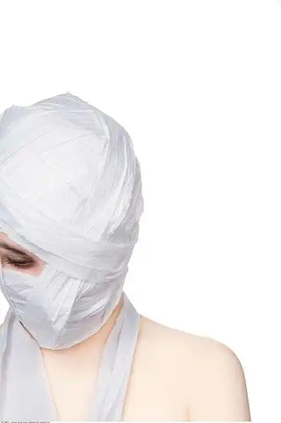 女人,头部,绷带