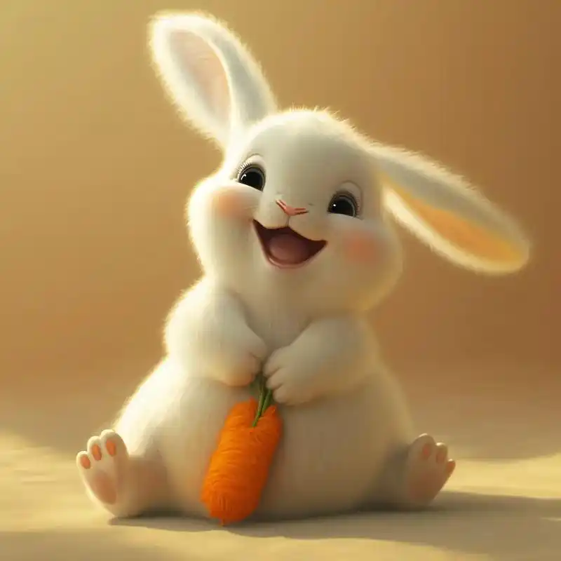 兔子和她的胡萝卜.你和你最最最要好的朋友有多久没见面啦?#图 - 抖音