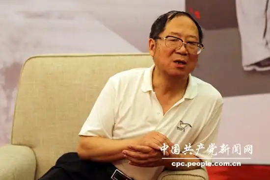 胡耀邦之子胡德平出席《开国元勋李井泉》新书发布会(张湘忆/摄)