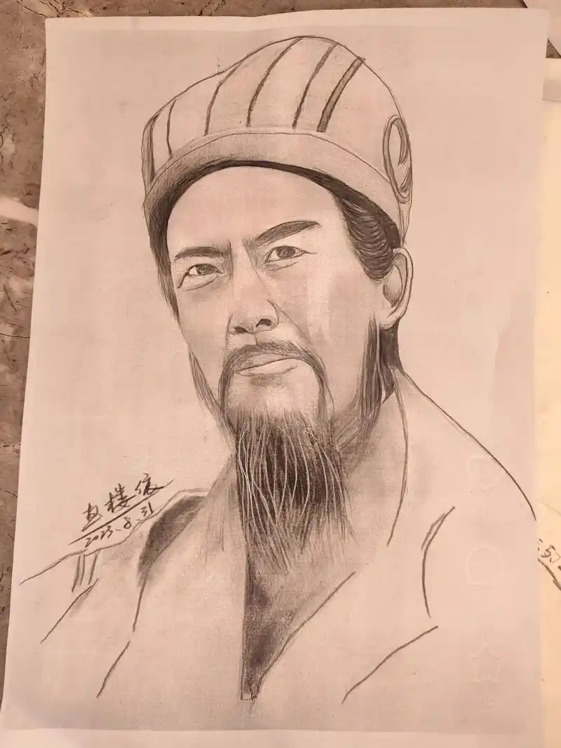 "三国迷"30分钟作画三国英雄