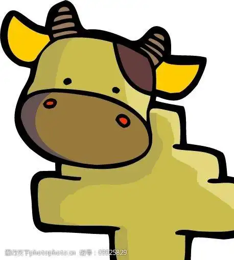 卡通牛牛图片