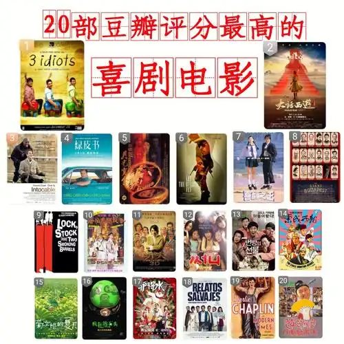 必看经典系列20部豆瓣评分最高的喜剧电影