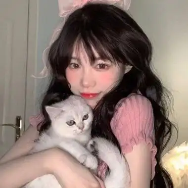 粉色系列女生头像真人高清仙气女生头像粉色系真人图片