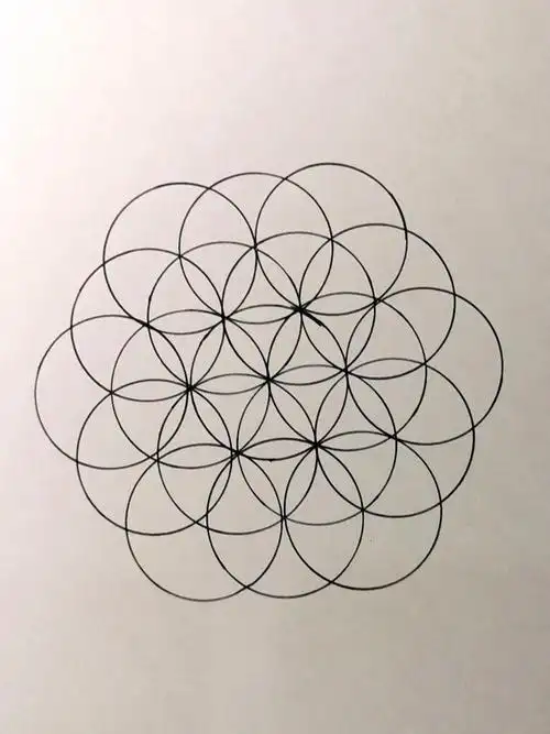 如何画"生命之花"