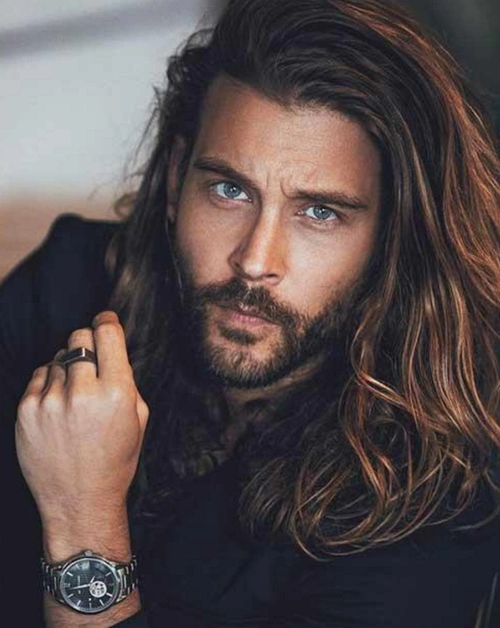 欧美男长发造型图片魅力十足打造型男风