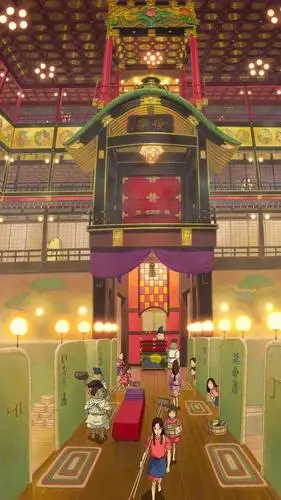 千与千寻动漫场景锁屏