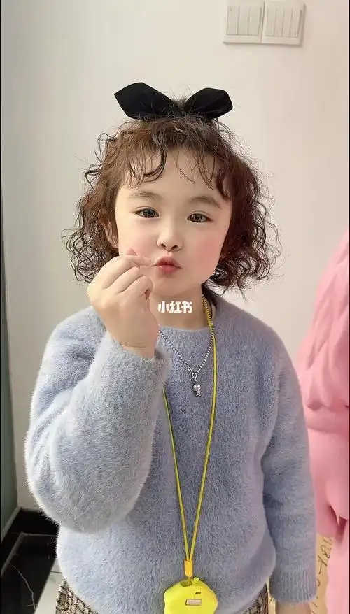 冬天适合的羊毛卷,小女孩也可以烫,真的可以保暖#固