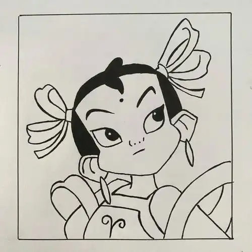 简笔画哪吒传奇小哪吒01附过程图