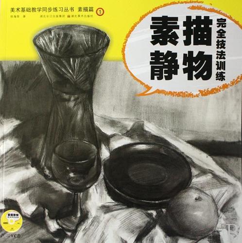 素描静物技法绘画静物画素描技法高中参考资料 图书