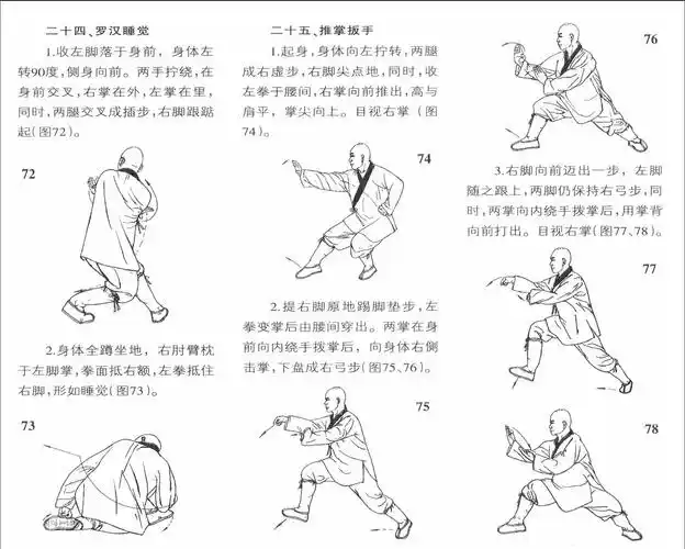 少林秘传小罗汉拳下