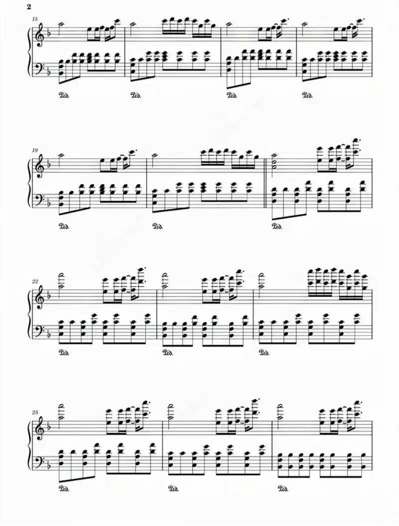 《my sunset》钢琴谱钢琴弹奏音乐简单好学 钢琴弹奏视频在上一篇笔记