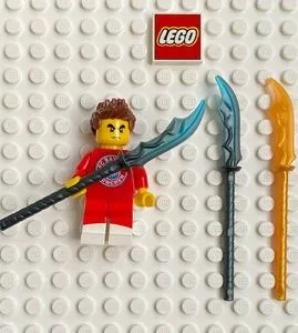 lego乐高 2019年新款 幻影忍者人仔武器 将军刀 青龙偃月刀41153