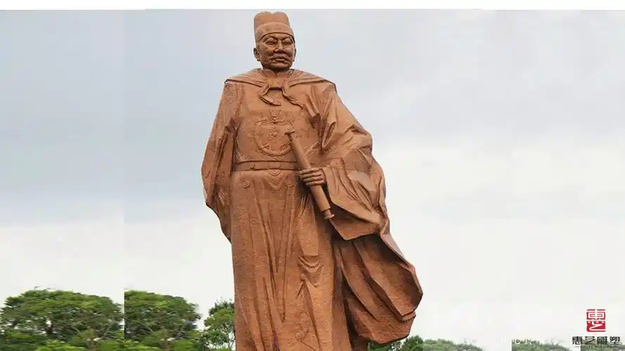 明代航海家,外交家——铸铜郑和人物雕塑_的国家_发展_苏门答