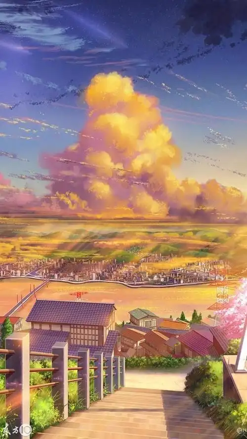 动漫插画中的唯美风景系列四   珍藏版