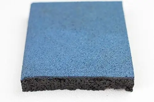 蓝色-橡胶地垫-翼辰塑胶地板