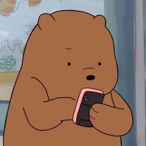 小熊头像卡通可爱