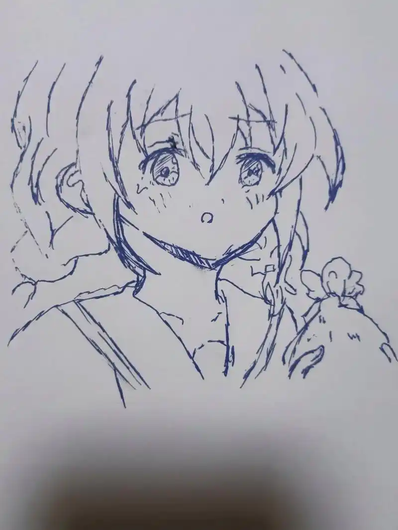 动漫 #手绘动漫人物 #铅笔稿 #日常瞎画 - 抖音